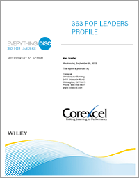 360 Feedback Profile - Everything DiSC 363 for Leaders Report Cover