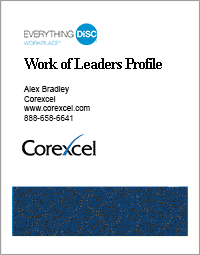 Everything DiSC Work of Leaders Profile