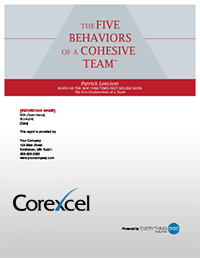 The Five Behaviors of a Cohesive Team Assessment