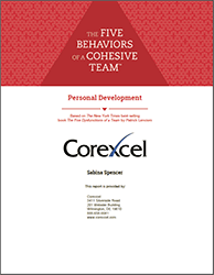 Five Behaviors Personality Development Assessment