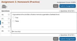 Example homework question for Corexcel's online Medical Terminology course