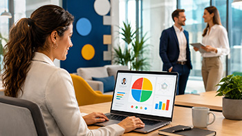 Professional Taking a DiSC Assessment